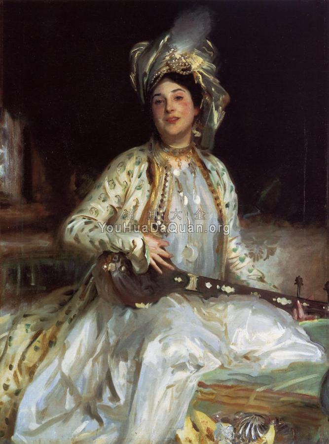 Almina, Daughter of Asher Wertheimer - 约翰·辛格·萨金特